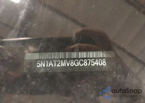 2016 Nissan Rogue Sv из США, поврежденный, VIN 5N1AT2MV8GC875408